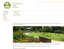Tablet Screenshot of botanischer-obstgarten.de